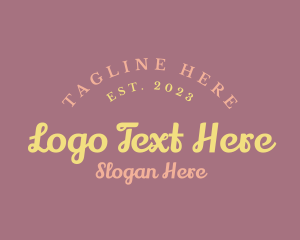 Feminine Retro Firm logo