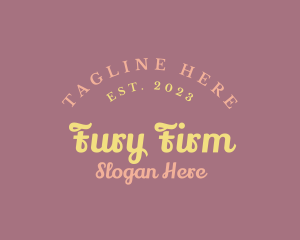 Feminine Retro Firm logo design