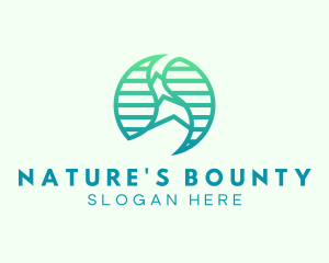 Natural Water Stream logo design