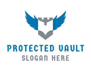 Falcon Shield Royalty logo design