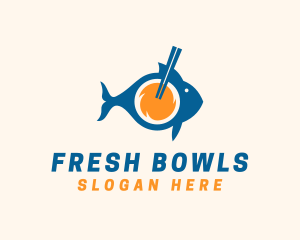 Oriental Seafood Soup  logo design