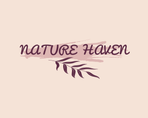 Natural Wellness Relaxation logo design