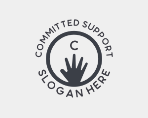 Hand Outreach Charity logo design