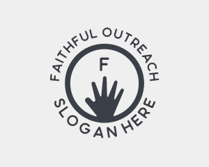 Hand Outreach Charity logo design