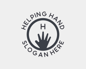 Hand Outreach Charity logo design