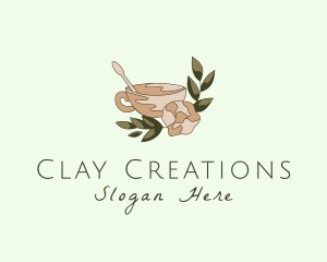 Floral Ceramic Cup logo