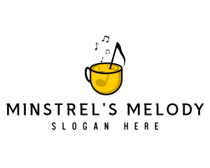 Musical Note Cafe logo design