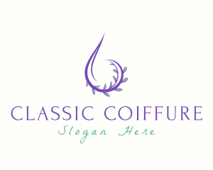 Floral Essential Oil logo design