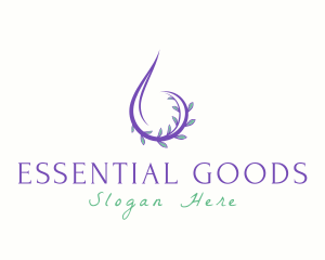 Floral Essential Oil logo design