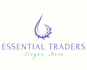 Floral Essential Oil logo design