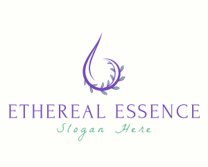 Floral Essential Oil logo design