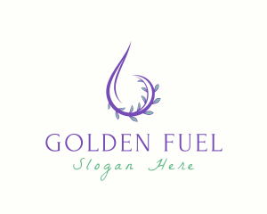 Floral Essential Oil logo design