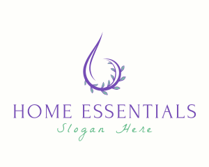 Floral Essential Oil logo design