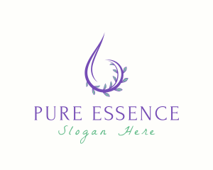 Floral Essential Oil logo design