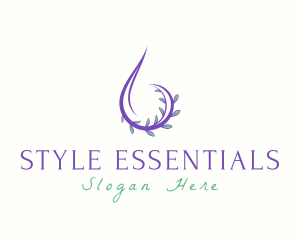 Floral Essential Oil logo design