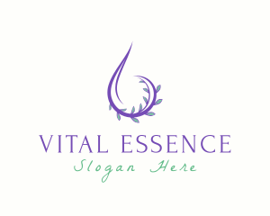 Floral Essential Oil logo design