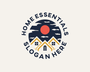 Roofing Home Property logo design