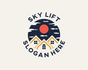 Roofing Home Property logo design