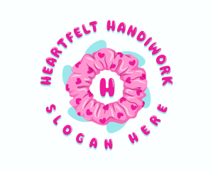 Handmade Heart Scrunchie logo