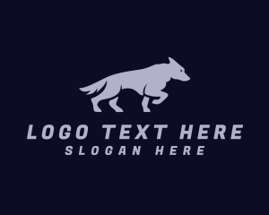 Hunt - Wild Wolf Animal logo design