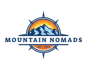 Compass Mountain Travel logo design