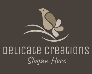 Peaceful Aviary Bird logo design