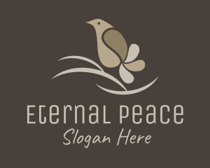 Peaceful Aviary Bird logo design