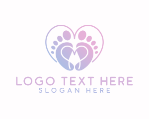 Heart Feet Love logo