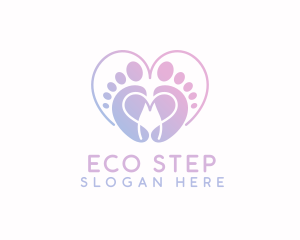 Heart Feet Love logo