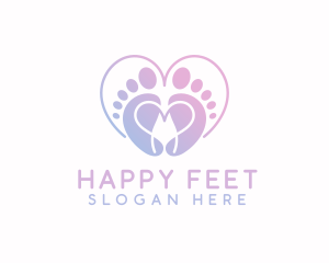 Heart Feet Love logo