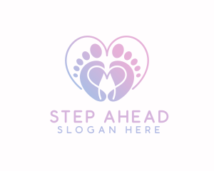 Heart Feet Love logo