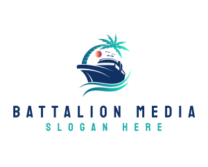 Yacht Beach Travel logo design