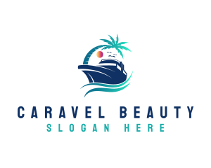 Yacht Beach Travel logo design