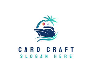 Yacht Beach Travel logo design