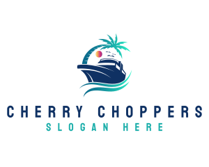 Yacht Beach Travel logo design