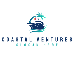 Yacht Beach Travel logo design