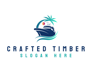 Yacht Beach Travel logo design