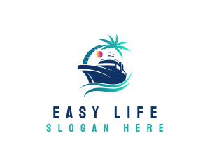 Yacht Beach Travel logo design