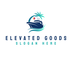 Yacht Beach Travel logo design