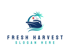 Yacht Beach Travel logo design