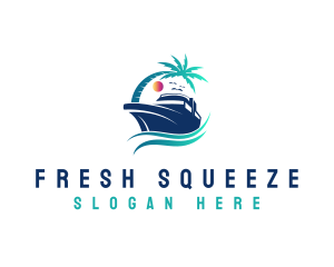 Yacht Beach Travel logo design