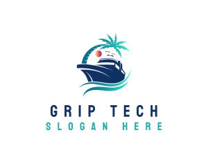 Yacht Beach Travel logo design