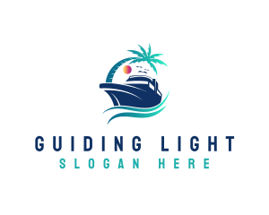 Yacht Beach Travel logo design