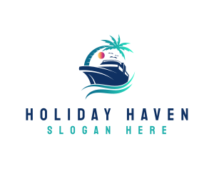 Yacht Beach Travel logo design