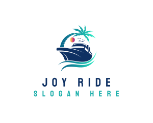 Yacht Beach Travel logo design