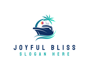 Yacht Beach Travel logo design