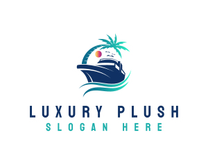 Yacht Beach Travel logo design