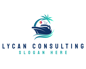 Yacht Beach Travel logo design