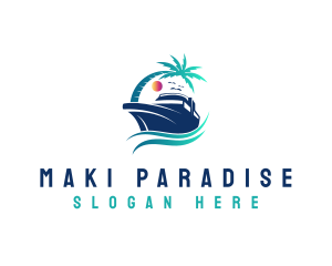 Yacht Beach Travel logo design