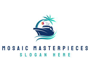 Yacht Beach Travel logo design